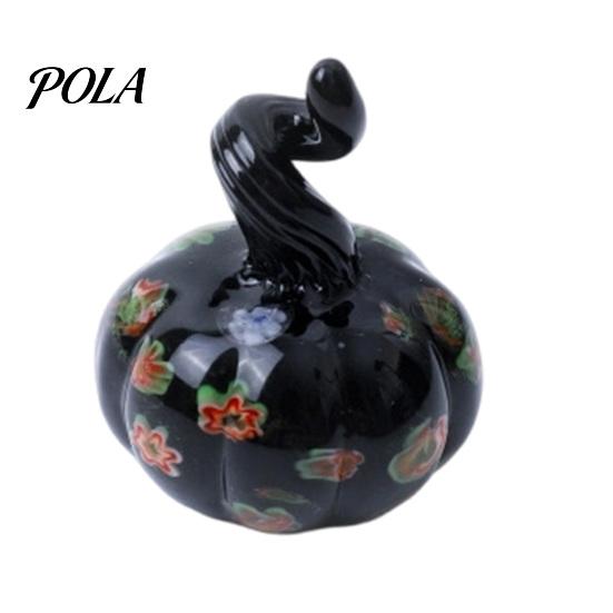 Hand Blown Glass Pumpkin Figurine, Mini Halloween Thanksgiving Pumpkin Statue, Faux Crystal Pumpkin Ornament for Fall Harvest