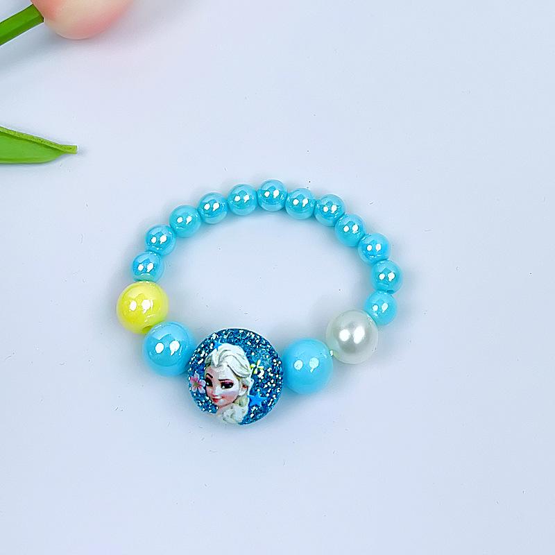 Cartoon Mermaid Pendant Beaded Bracelet for Girls