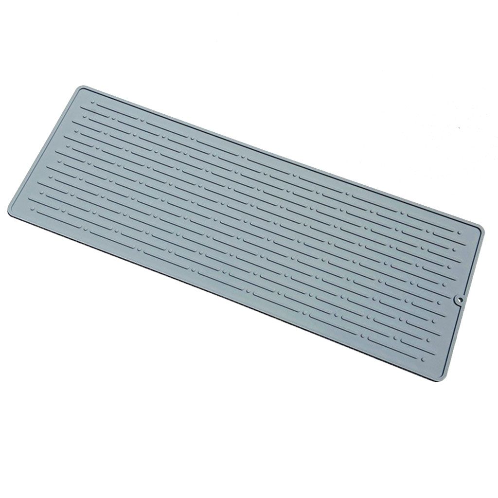 3 Sizes for Counter Draining Durable Heat Resistant Dish Mat Place Mat Cushion Pad Drying Pad