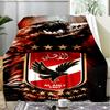 1PC Al Ahly FC Printed Soft Flannel Blanket Throw for Adult Bedroom Living Room Sofa Camping Travel Fan gifts Christmas Gifts