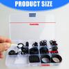170lots Multipurpose Hardnesses Waterproofed Sealing Mixed Size O Rings For Diving Gear Swimming Pool Accessories