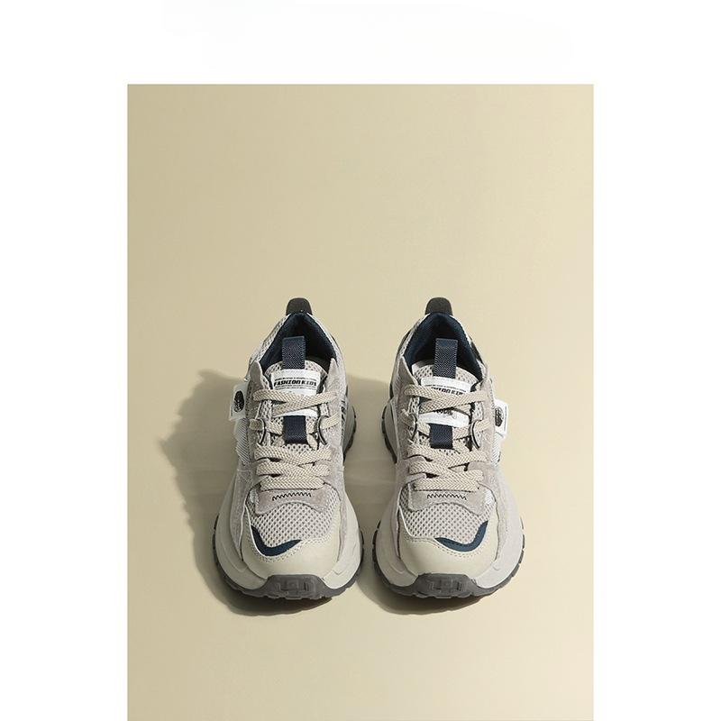 Pink Cortez Women's Spring New Thick Bottom Color Matching Breathable Casual Sports Dad Shoes