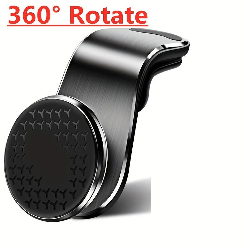 

[Magnetic Phone Holder] Magnetic 360-Degree Rotating Car Phone Holder Stand | Adjustable Clip for Air Vent, Universal Vehicle Mount for Hands-Free Use