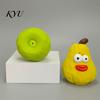 Durable Pet Teething Toy Squeaky Pear Dog Toy, Latex Chew Puppy Training Interactive Fetch Teeth Cleaning for Aggressive Chewers Anxiety Relief
