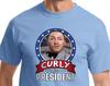 The Three Stooges Curly For President Tee T-Shirt 26283HD2-PC61
