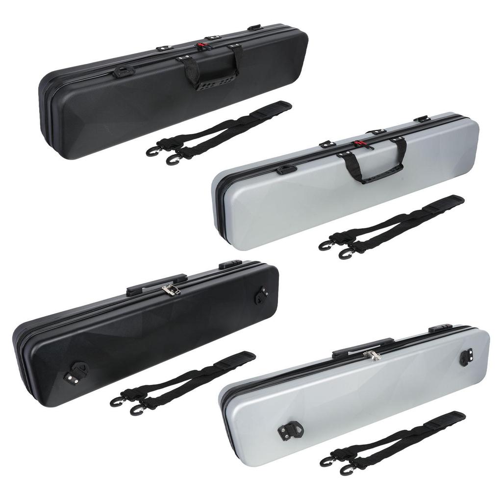 Billiards Pool Cue Case PVC Hard Case 1/2 Split Club Bag Lightweight Waterproof Protective Pouch for Training Billiards Game