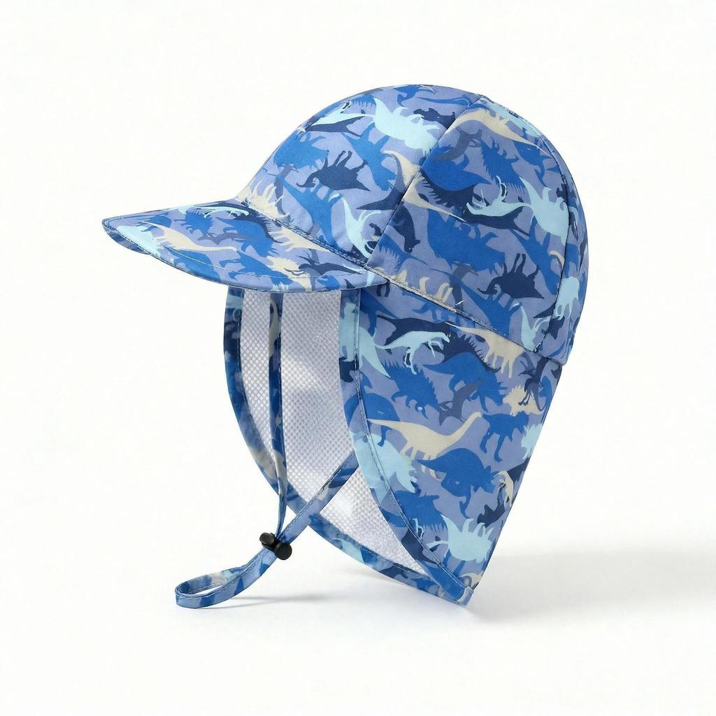 Kids' Quick-Dry Sun Hat with Neck Protection - Boys & Girls Baseball Cap for Outdoor Play