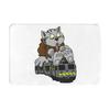 Fritz The Cat Train Non-slip Doormat Floor Mat Washable Carpet Rug for Kitchen Entrance Home Bathroom Footpad Mats