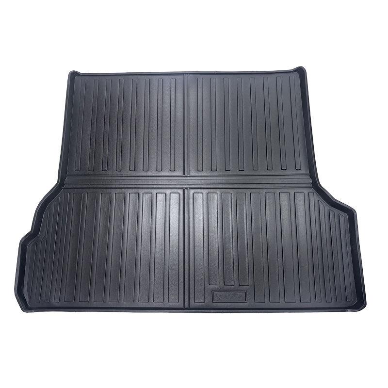 TPE waterproof and wear-resistant floor and trunk mats for Toyota Land Cruiser 80 (RHD).