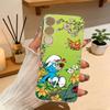 C-Cute and fun S-Smurfs Phone Case For Samsung Galaxy A71,A70,A52,A51,A40,A30 Transparent Cover