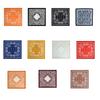 Elegant Women's Polyester Scarf 70x70cm Fashionable Color Block Headscarf Neckerchief for Everyday Wear and Travel