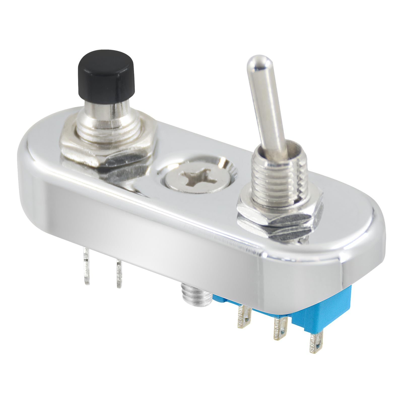 

HDBUBALUS Motorcycle Switch, Universal Handle Switch, Horn Switch, Turn Signal Headlight, On/Off, Button Toggle,