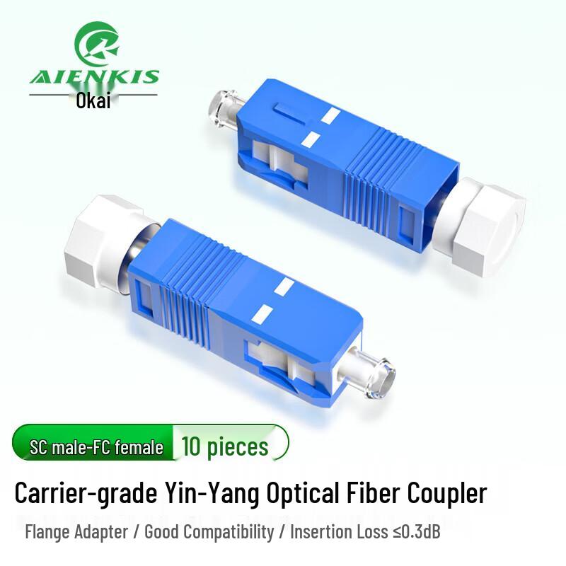 AIENKIS Telecom-Grade Fiber Optic Adapters