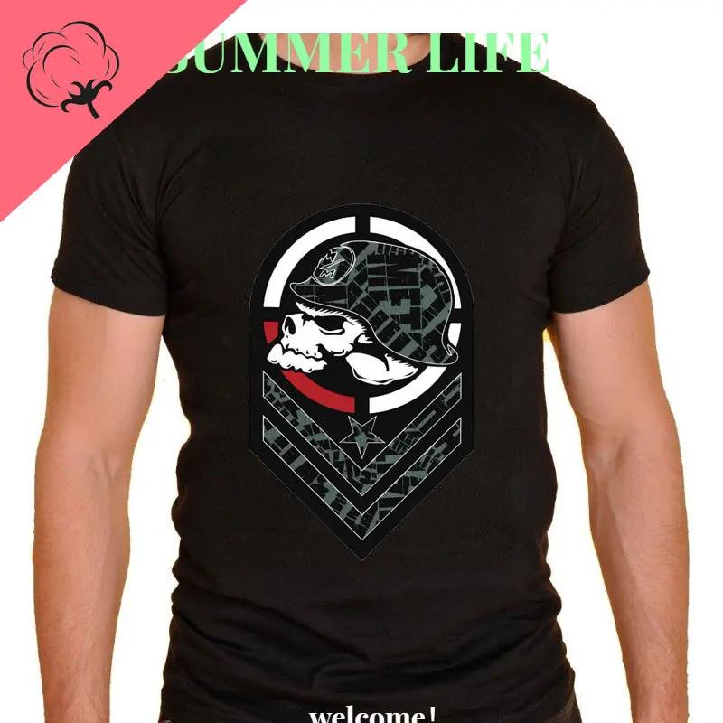 Футболки с графикой черепа Metal Mulisha Высококачественный чистый хлопок Харадзюку Панк Летняя мужская футболка Мужская одежда Y2k Топы Футболки L