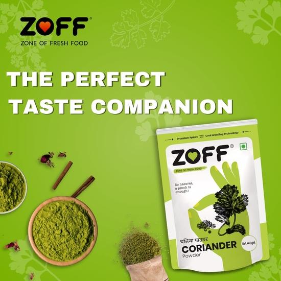 Zoff Coriander Powder | Quality Dhaniya Powder,from Farm Picked Fresh Coriander Seeds | Pack of 4 | Net Weight - 2kg