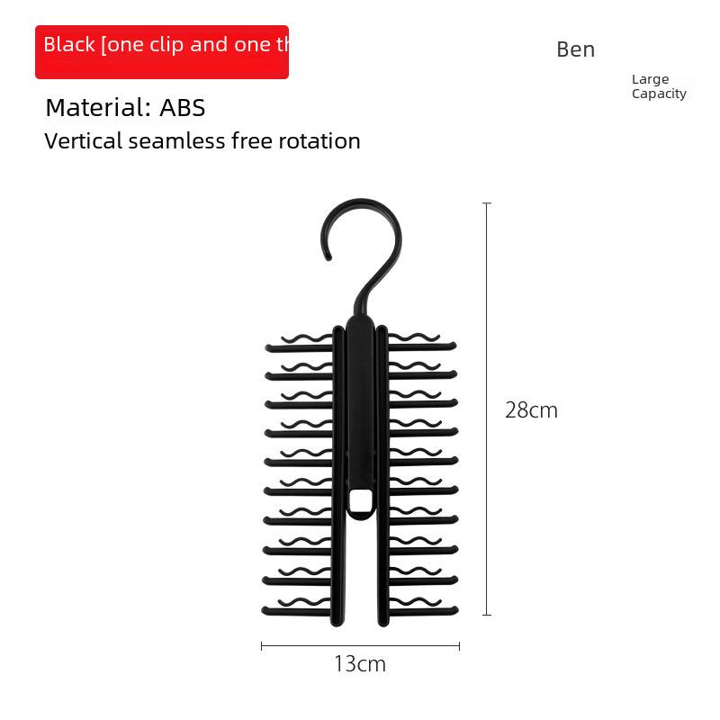 Multifunctional Tie Rack Belt Hanger Organizer for Closet Wardrobe Storage