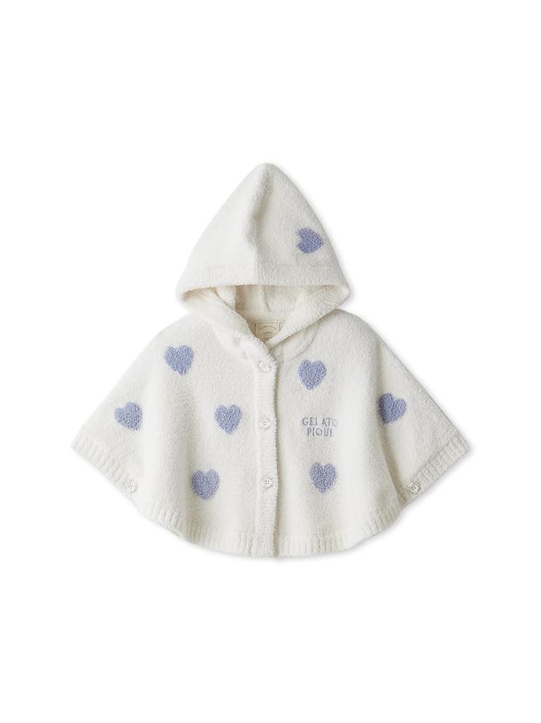 Gelato Pique Baby Airy Moco Heart Poncho PBNT254435 BLU 70