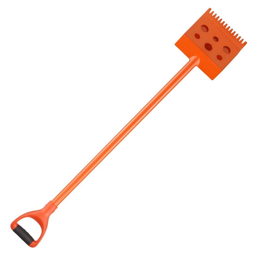 Shingle Shovel 1 Pack, D-Grip Handle Shingle Roof Ripper, High Hardness 45# Steel & Lightweight Easy Tearing Off Roofing & Nails Tool, ideal for