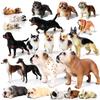 Simulation  Dog Miniature Figurine Lovely Bulldog Doberman Husky Corgi Shiba Dalmatian Model Home Garden Decor Ornaments