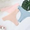 Women Cotton Panties M-XL Comfortable Thongs Underwear Women Bikini Underpants Sexy Low-rise Girl's T-back Panties