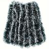 2M Christmas Garland Tinsel Decoration Green White Edge Snowflake Hanging Ornament Party Mall Kindergarten Home Festival Decor