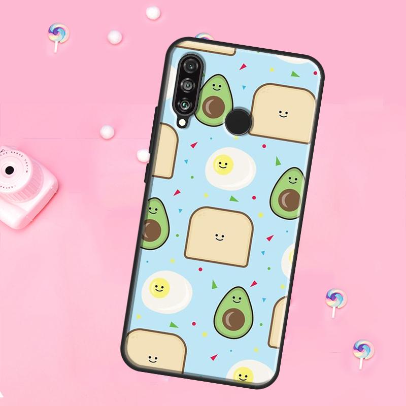 Lovely Avocado For Huawei Nova 11 Pro 10 9 SE Y70 Y60 Y90 Y61 Y91 Y73 Y72 12s 12i 11i 8i P30 P40 Lite Case