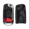 XJMYNB For Chrysler Aspen 300 Dodge Jeep Commander Grand Cherokee 2/3/4/5/6 Buttons Modified Flip Remote Car Key Shell Case