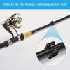 40Pc Wall Mount Fishing Rod Rack Holder Billiards Snooker Cue Locating Clip Holder Storage Organizer Fishing Pole Clips