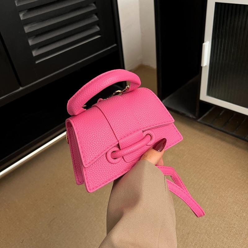 Fashion Versatile Belt Decoration Mini Bag Niche Handbag New High-end Single Shoulder Messenger Small Square Bag