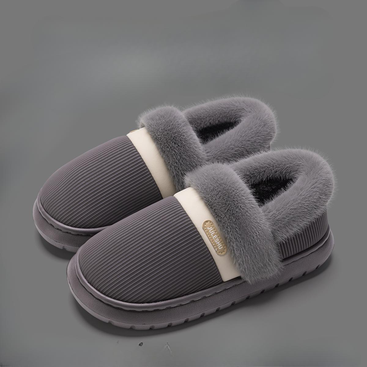 

Мужские тапочки на толстой подошве с каблуком 44-45 серый