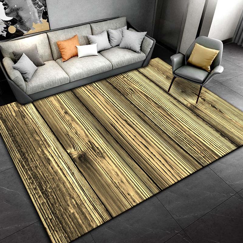 3D Wood Carpet for Bedroom Rug Long Kitchen Mat On The Floor Living Room Carpet Absorbent Non-slip Bathroom Area Rug Area Rug