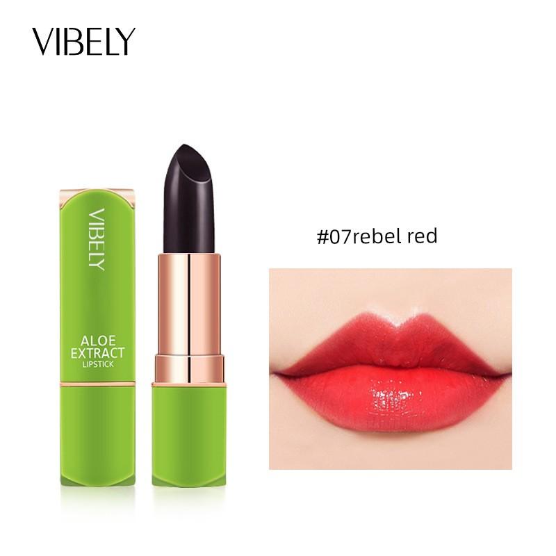 Aloe Vera Jelly Temperature-Changing Lipstick, Moisturizing, Long-Lasting, Non-Fading, Non-Stick, Genuine Waterproof Color-Changing Lip Balm