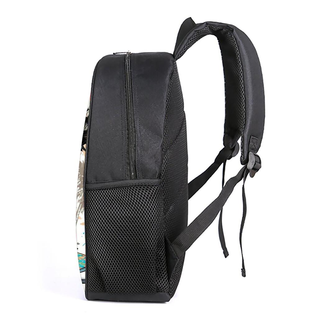 Panda Print Single Layer Backpack Simple Style for Boys/Girls Children Best Gifts 2D Flat Cartoon School Bags