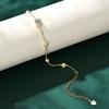 Moissanite Diamond Bracelet for Women Silver Adjustable Chain Bracelet Trend Jewelry Gift
