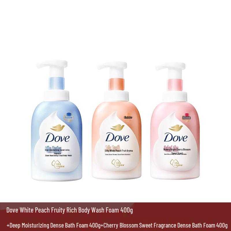 Dove Moisturizing Bath Foam 3-Pack