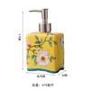 410ml Keramikmuster Lotionflasche Badezimmer Shampoo Duschgel Spenderflasche Badezimmer Hotelbedarf Badezimmerzubehör