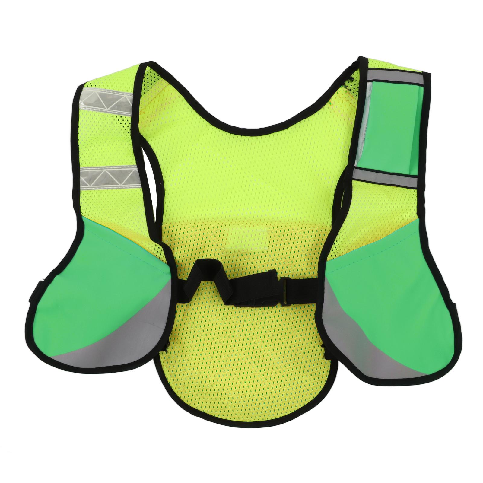 Elastic Multifunction Reflective Vest for Night Riding Sports Breathable Reflective Waistcoat