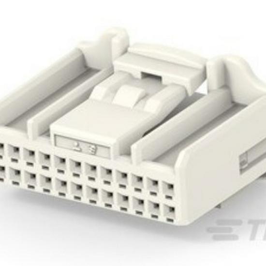 TE Tyco Waterproof Female Plug Connector 2005082-1, Natural, In Stock