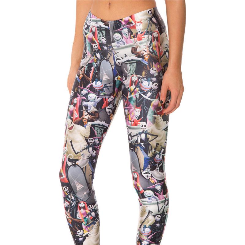 

Xiaoyuan 3D Multi-color Slim-fit Leggings One Size
