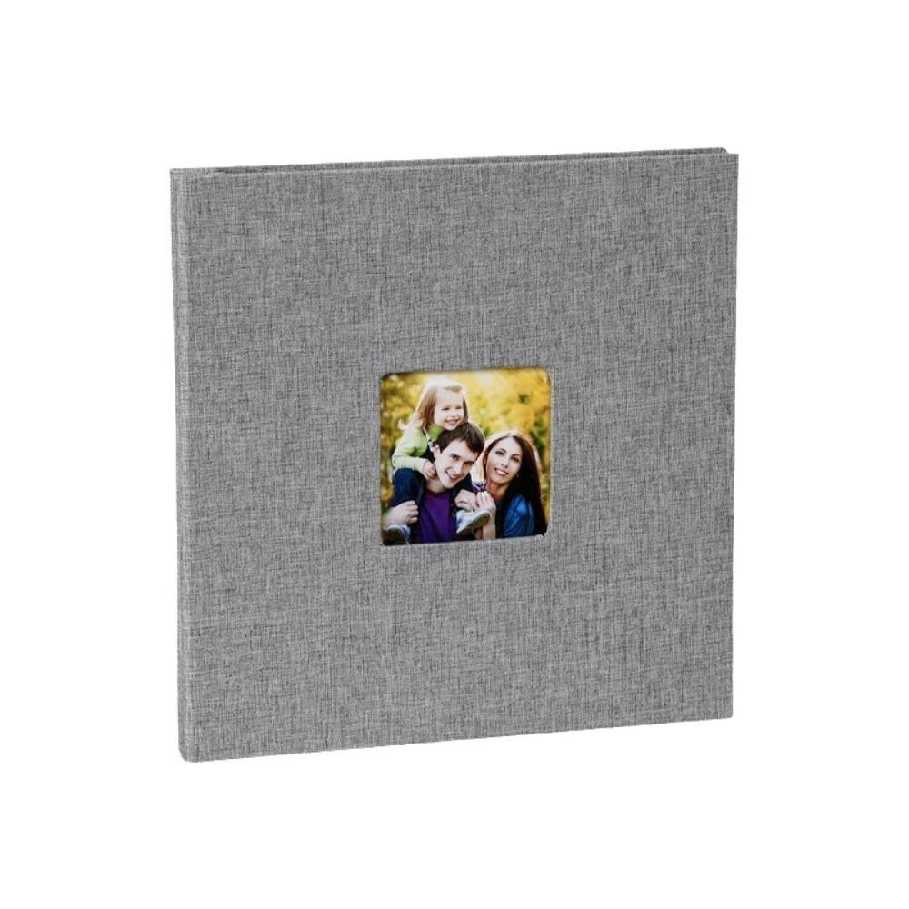 20 Sheets Self Adhesive Photo Album Linen Cover Memory Book DIY Photo Book Family Photos