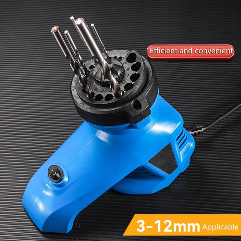 Drill Bit Sharpener Power Drill Bit Sharpeners for 3-12mm Bits Multipurpose Drill Bit Grinding Sharpener for Twist Bits