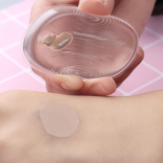 Fashion Silicone Powder Puff Cosmetic Foundation BB Cream No Absorb Makeup Tool