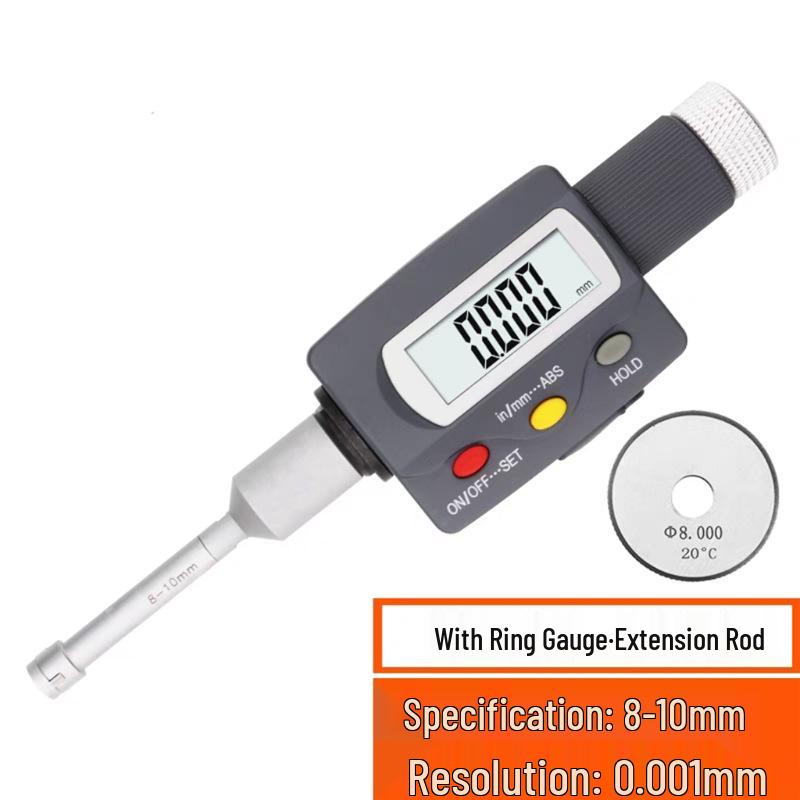 High Precision Three-Point Inside Micrometer, 0.001mm Accuracy for Inner Holes