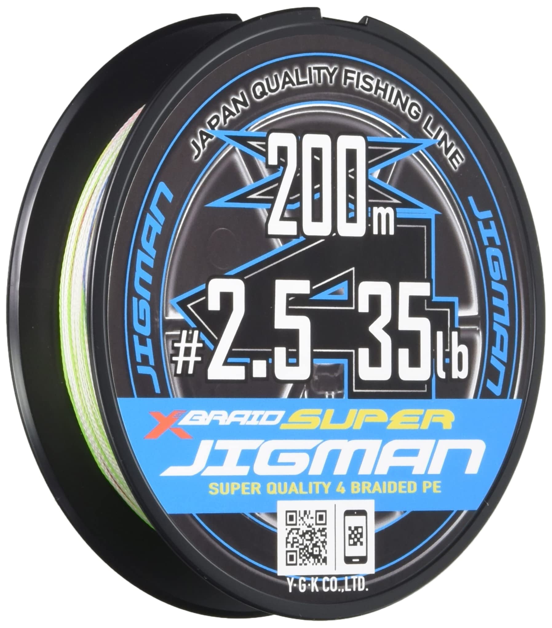 

Super Jigman X4 200m 35lb X-Braid 2.5