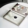 Modern Stainless Steel & Acrylic Aromatherapy Tray, Luxury Desktop Storage Organizer, High-End Decorative Ornament for Home