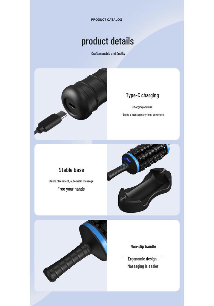 Multi-Function Abdominal & Chest Rebound Ab Roller Massager