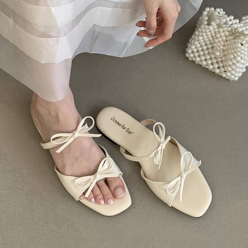 Fashion Bailamos 2025 Summer Brand Women Slipper Fashion Slip On Ladies Casual Flip Flop Shoes Soft Flat Heel Outdoor Beach Slides Mujer
