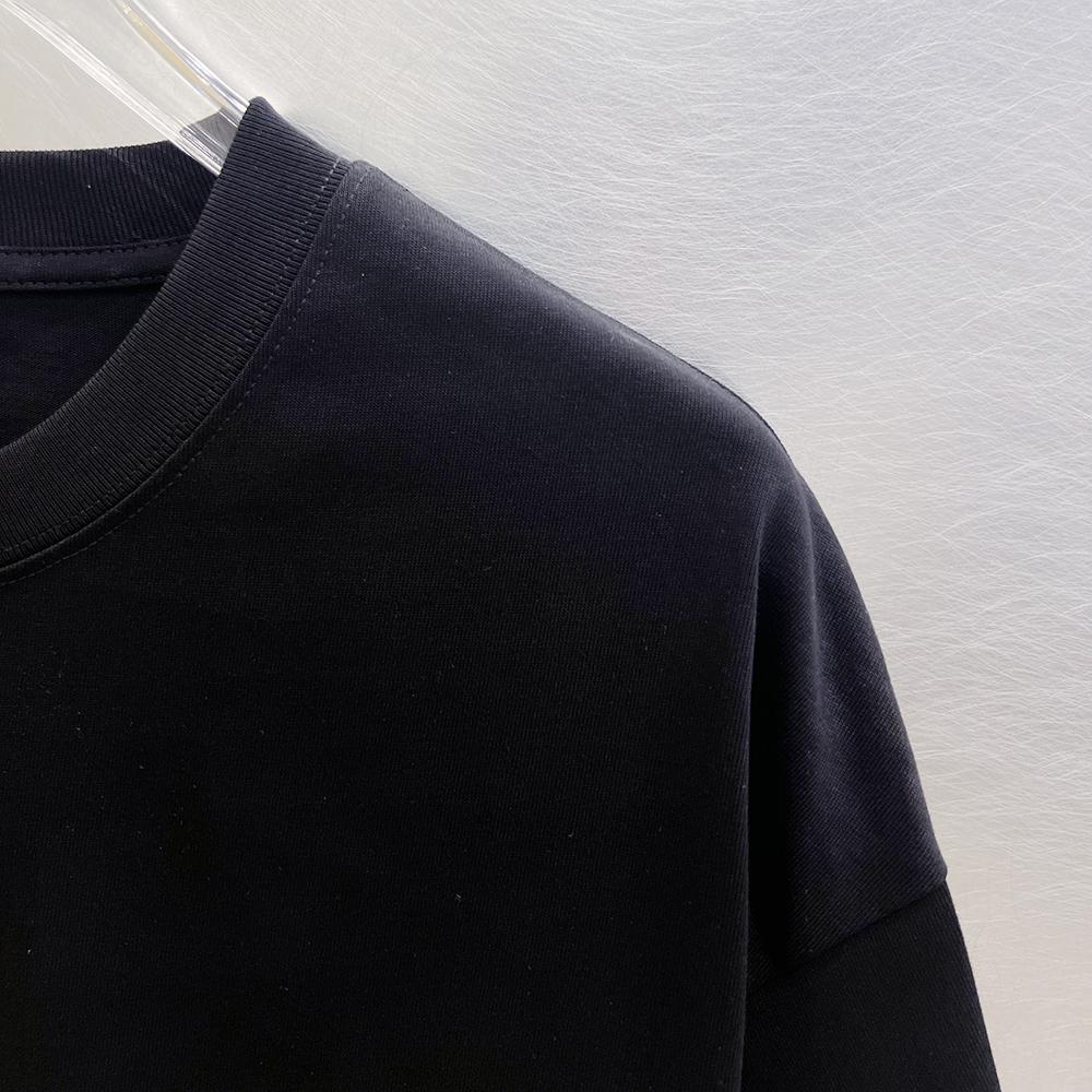 9299 Off-White Summer Men's and Women's Pure Cotton Print Oversized T-shirt Street Wear