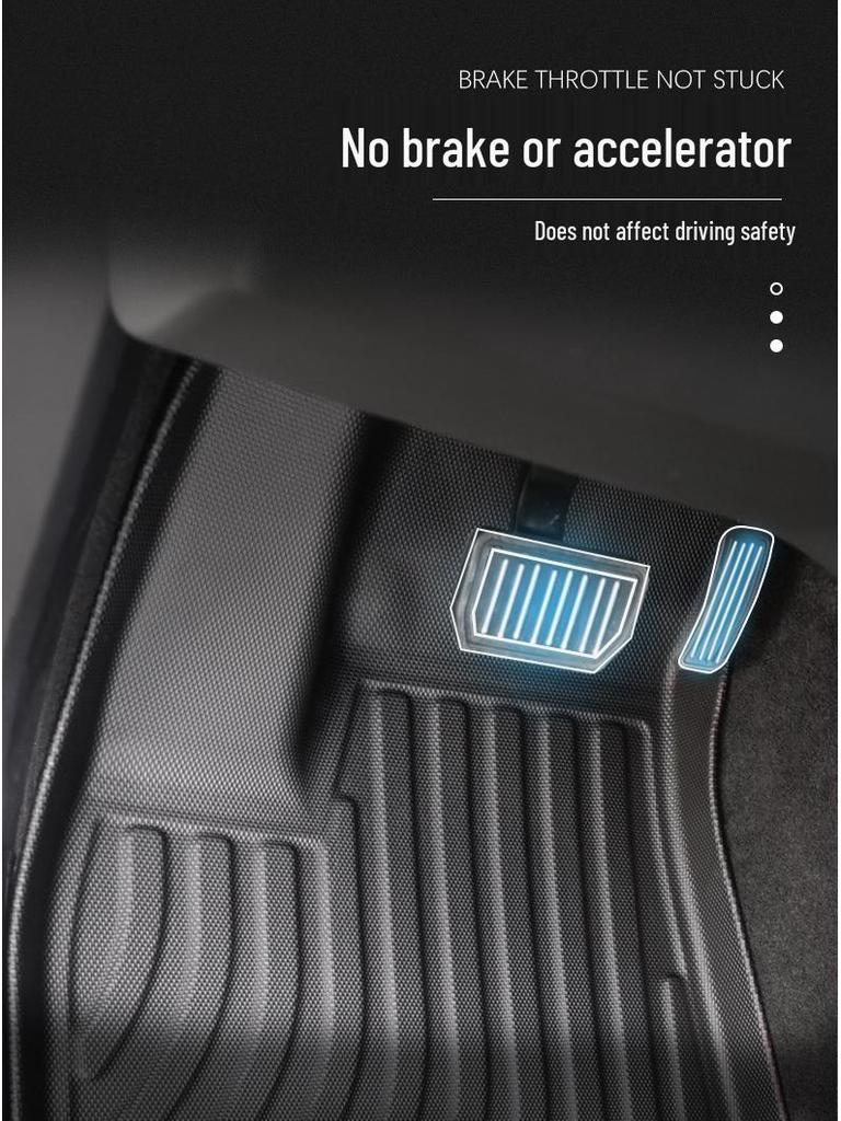 Waterproof TPE Floor & Trunk Mats for 2022 Tesla Model X (LHD & RHD)