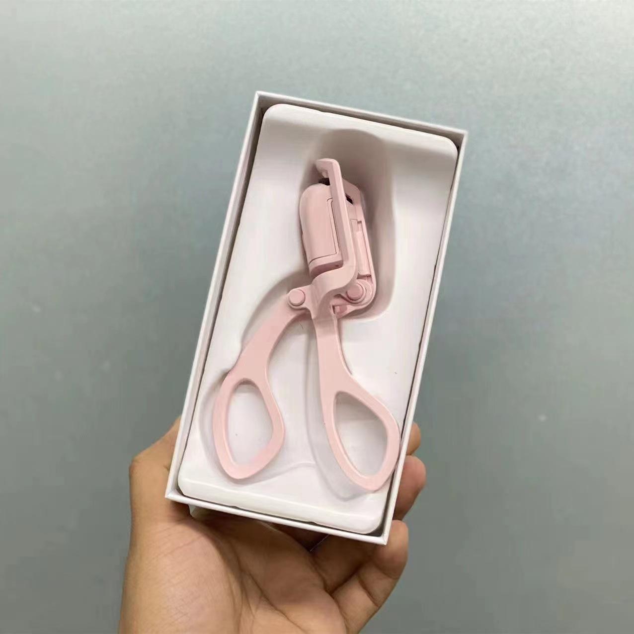 

Щипцы для завивки ресниц, портативная электрическая расческа с подогревом, долговечные щипцы для завивки ресниц, термощипцы для завивки ресниц, инструменты для макияжа 230mA розовый